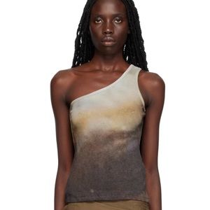 Paloma Wool Single-Shoulder Rib-Knit Tank Top